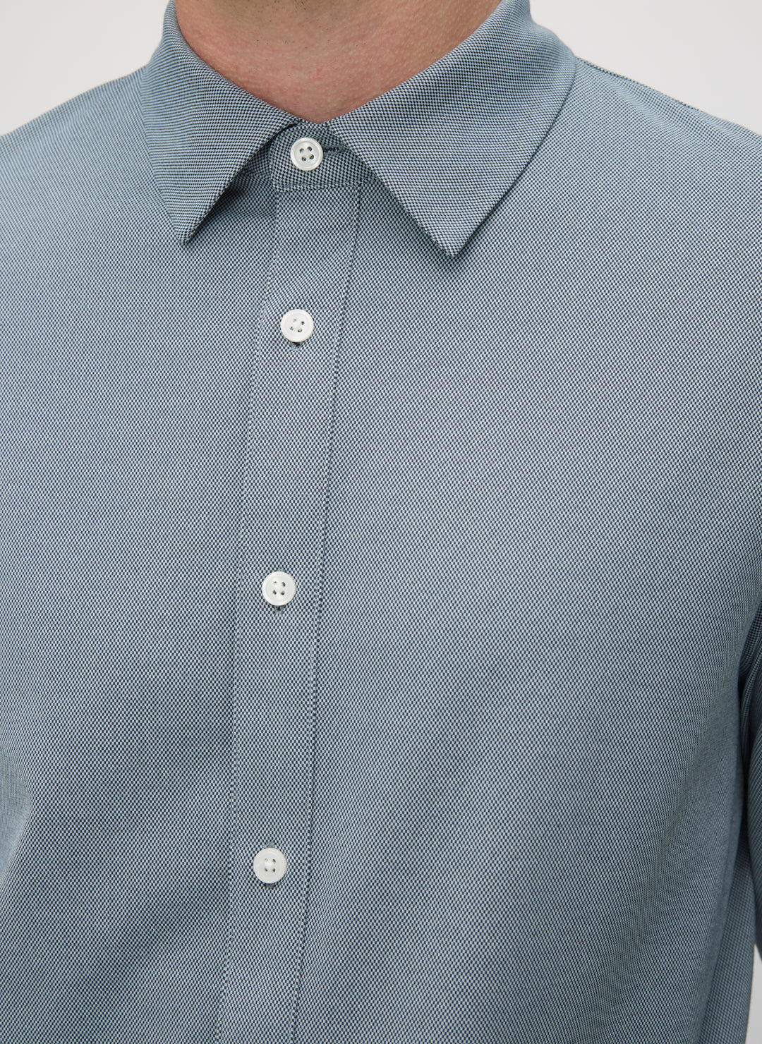 City Tech Slim Fit Birdseye Shirt