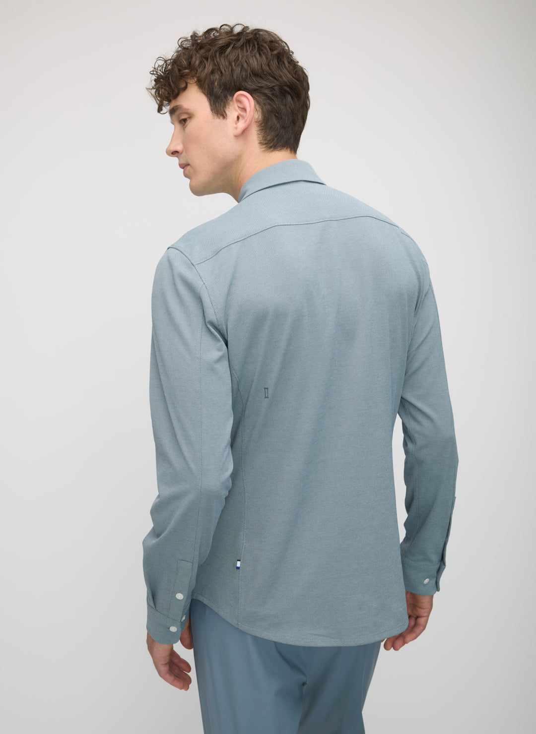 City Tech Slim Fit Birdseye Shirt