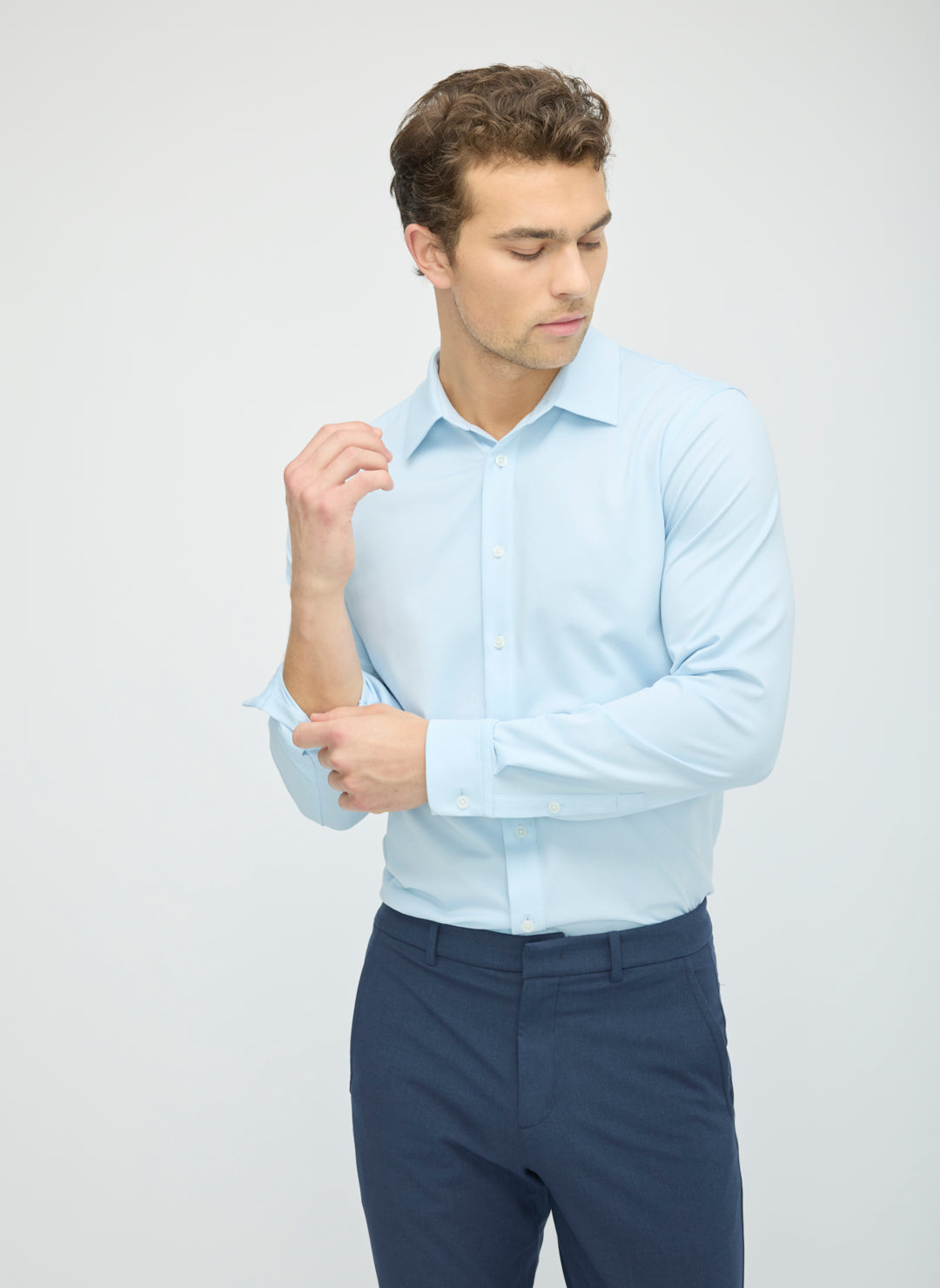 City Tech Slim Fit Birdseye Shirt