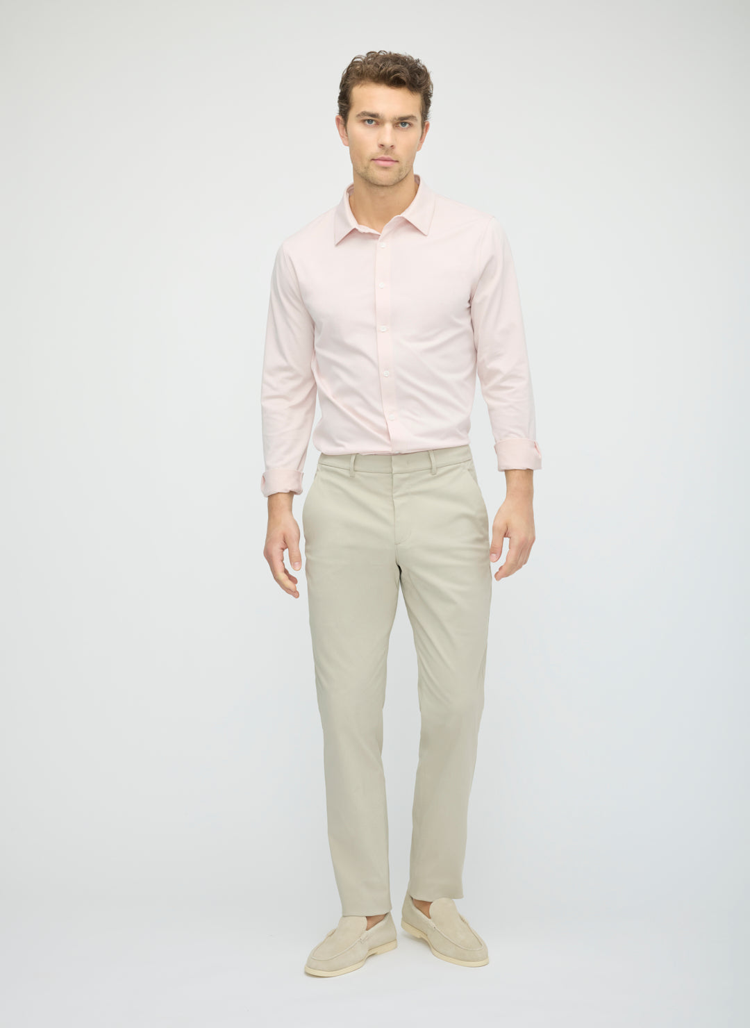City Tech Slim Fit Birdseye Shirt