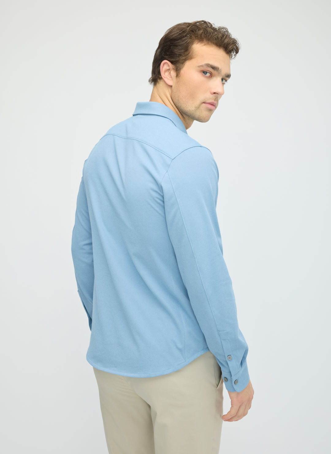 City Tech Slim Fit Birdseye Shirt