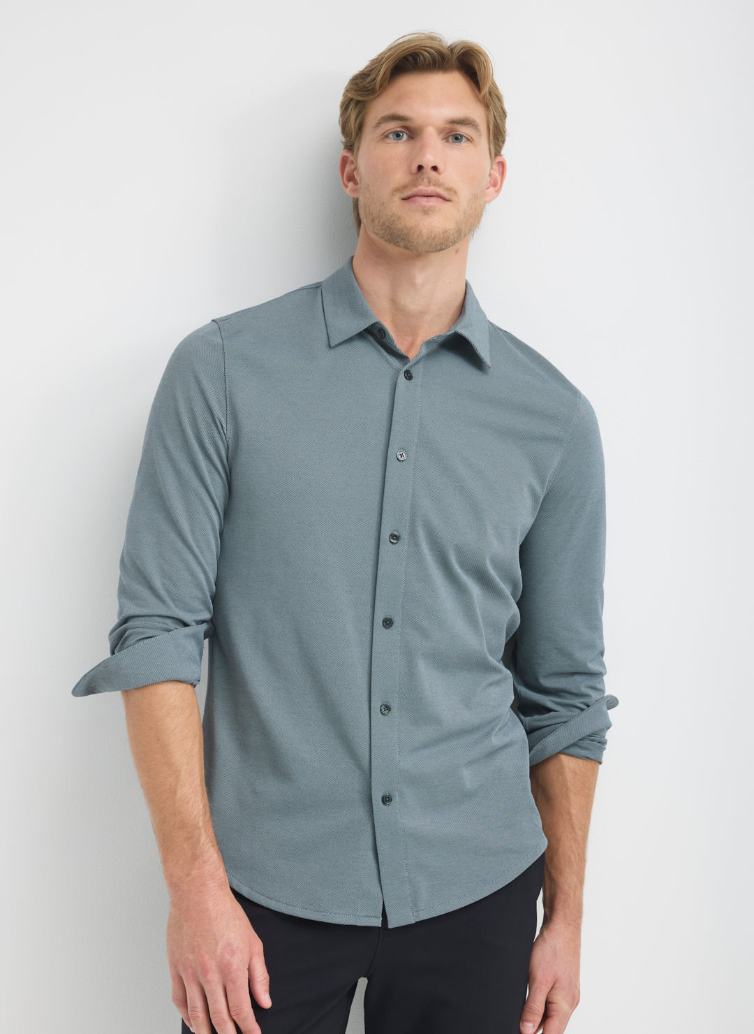 KMT10393CityTechSlimFitBirdseyeShirt-BlackMidGreyBirdseye_1226