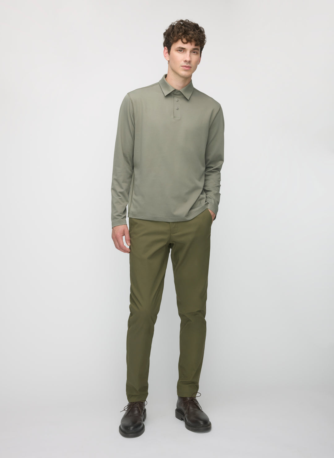 City Tech Long Sleeve Polo