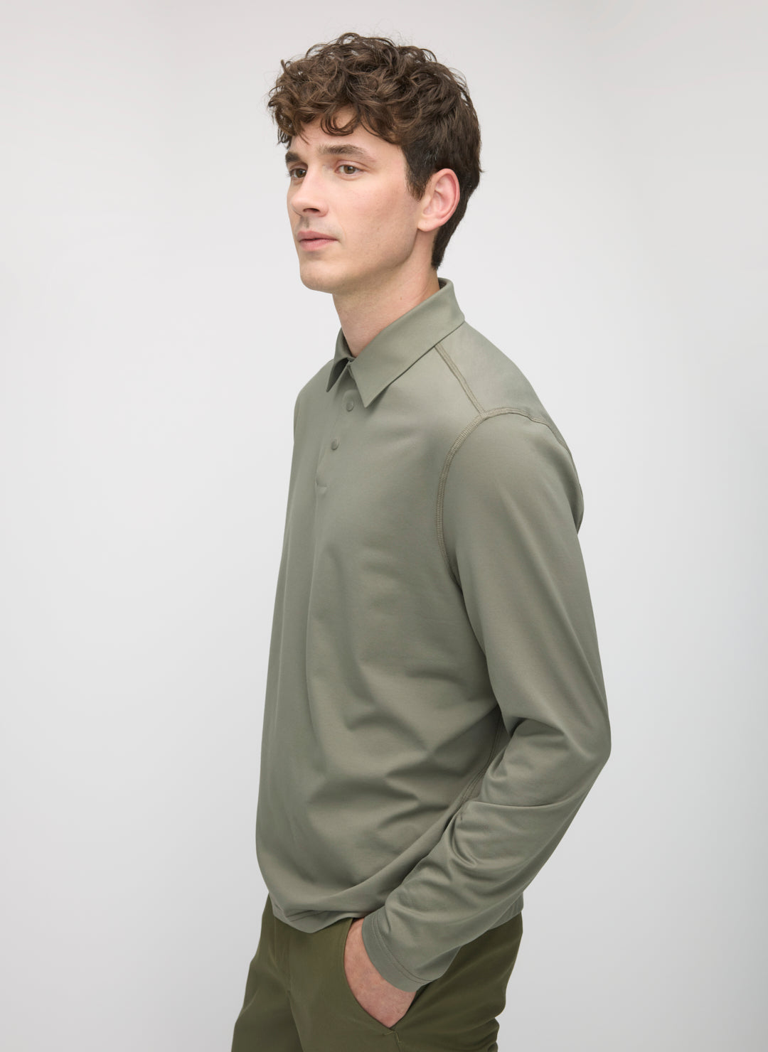 City Tech Long Sleeve Polo