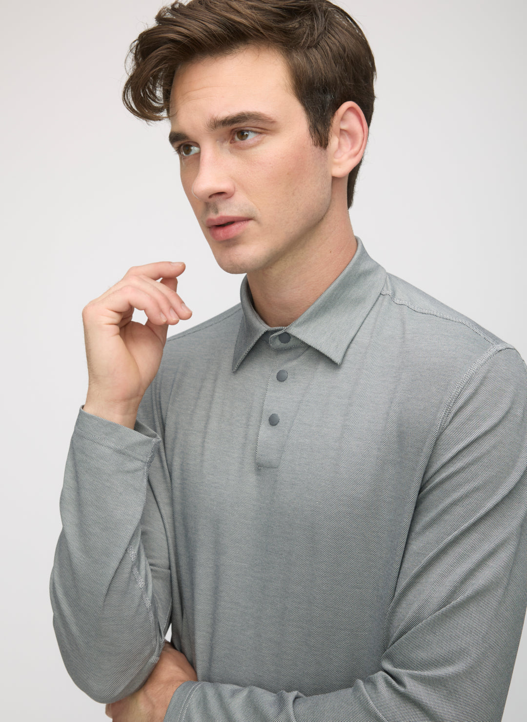 City Tech Long Sleeve Polo