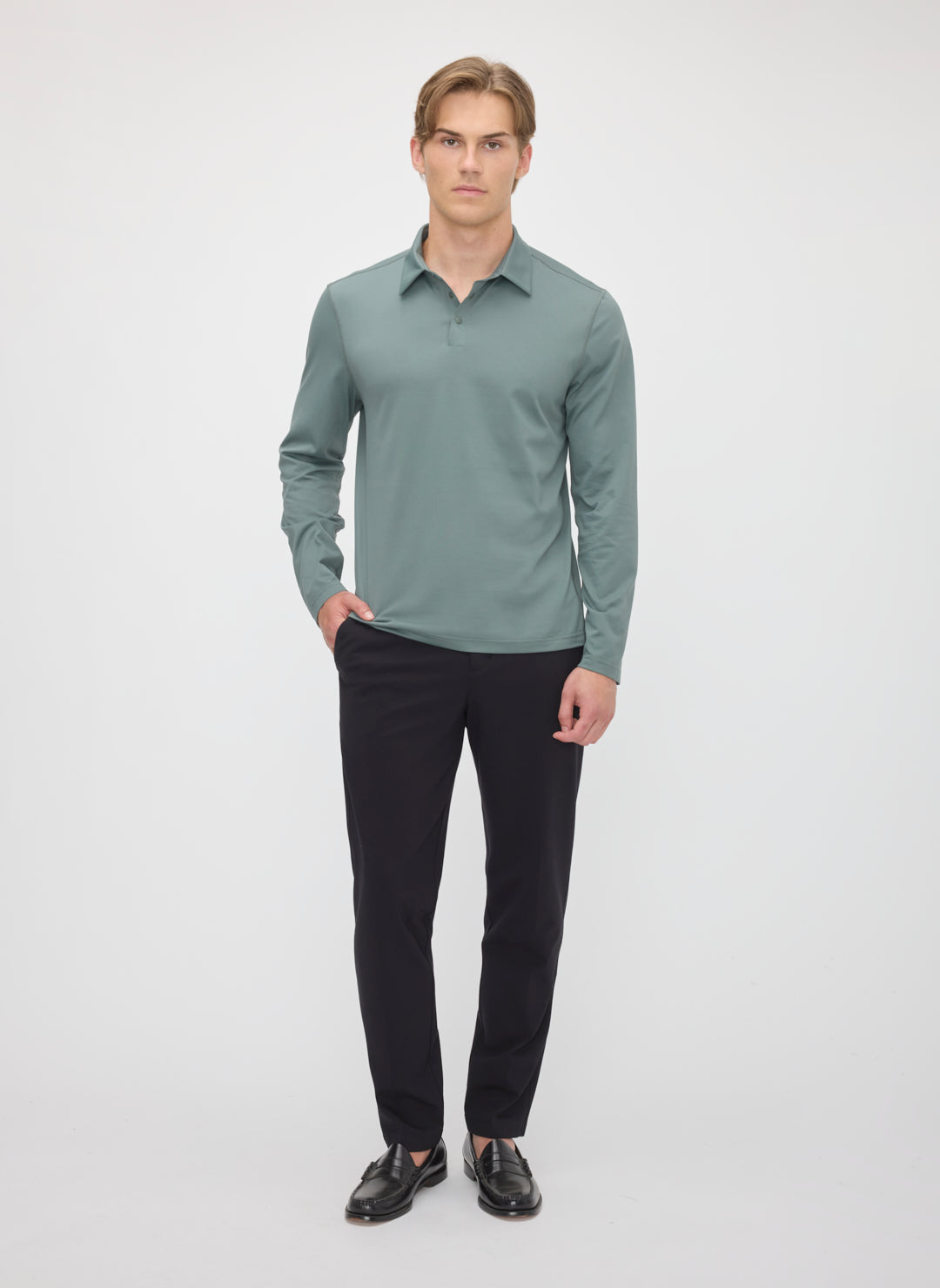 City Tech Long Sleeve Polo