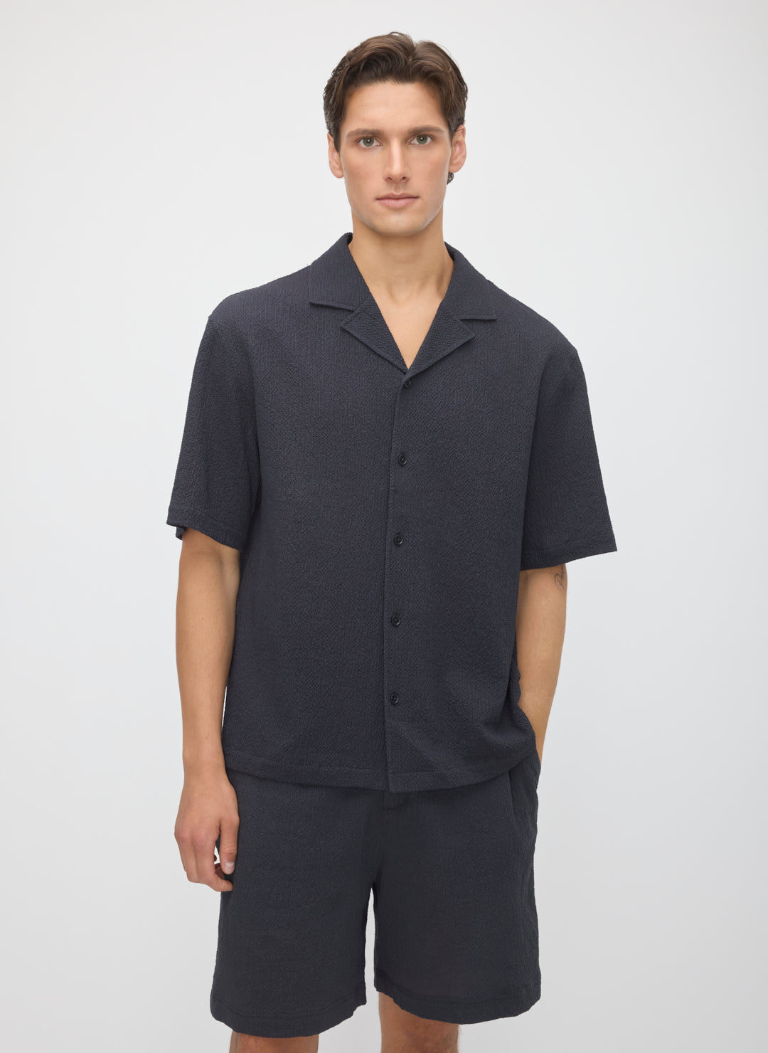 Seersucker Camp Shirt