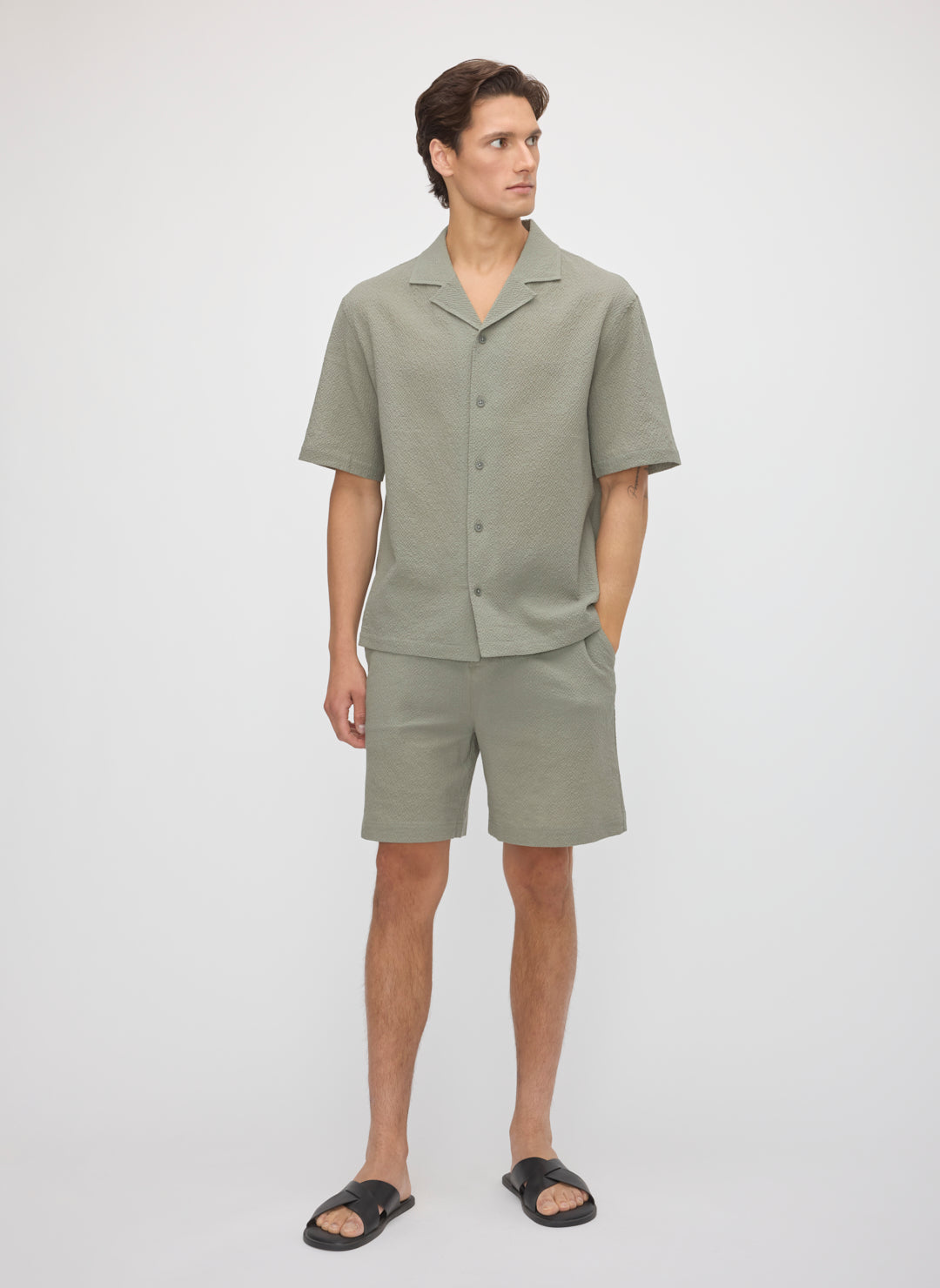 Seersucker Camp Shirt
