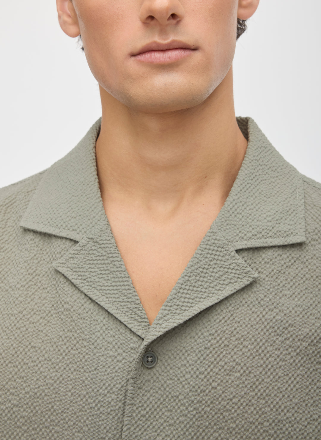 Seersucker Camp Shirt