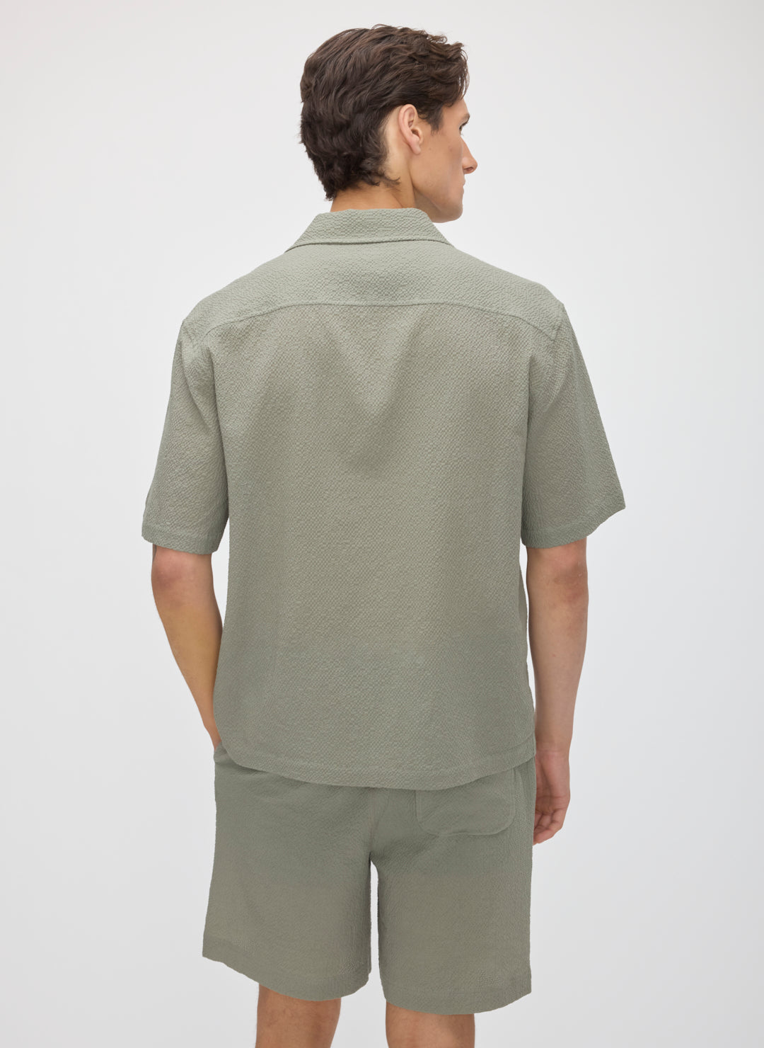 Seersucker Camp Shirt