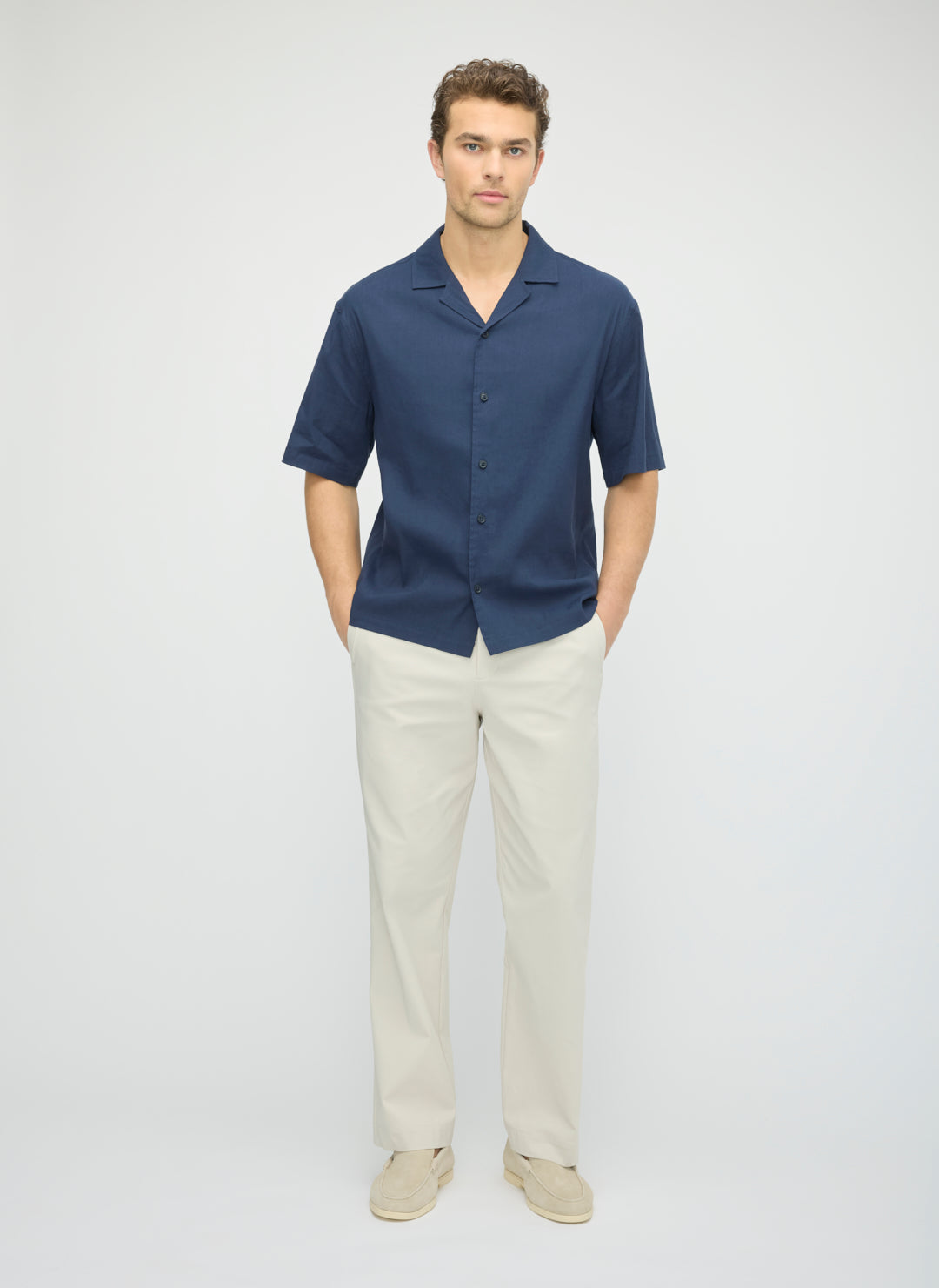 Comfort Linen Camp Shirt