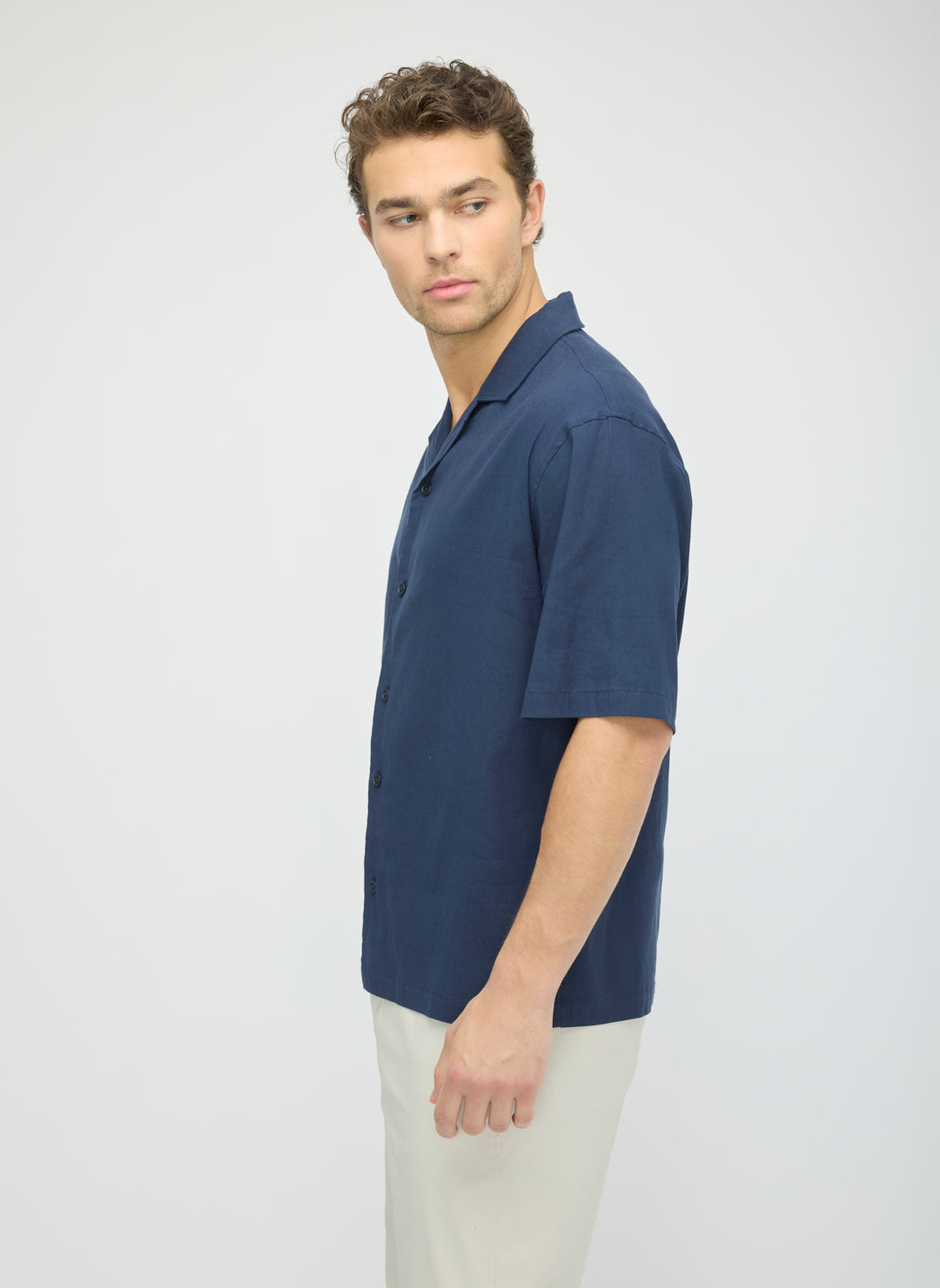 Comfort Linen Camp Shirt