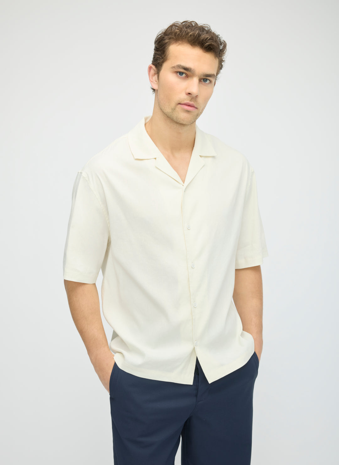 Comfort Linen Camp Shirt
