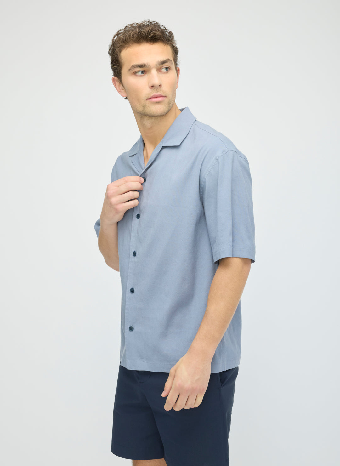 Comfort Linen Camp Shirt