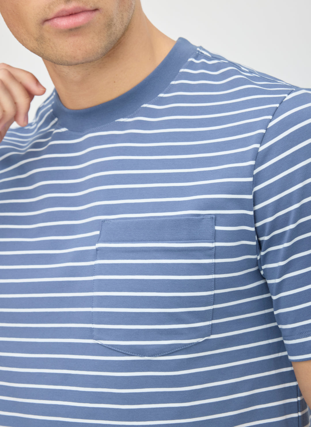Stanton Striped Pocket Tee