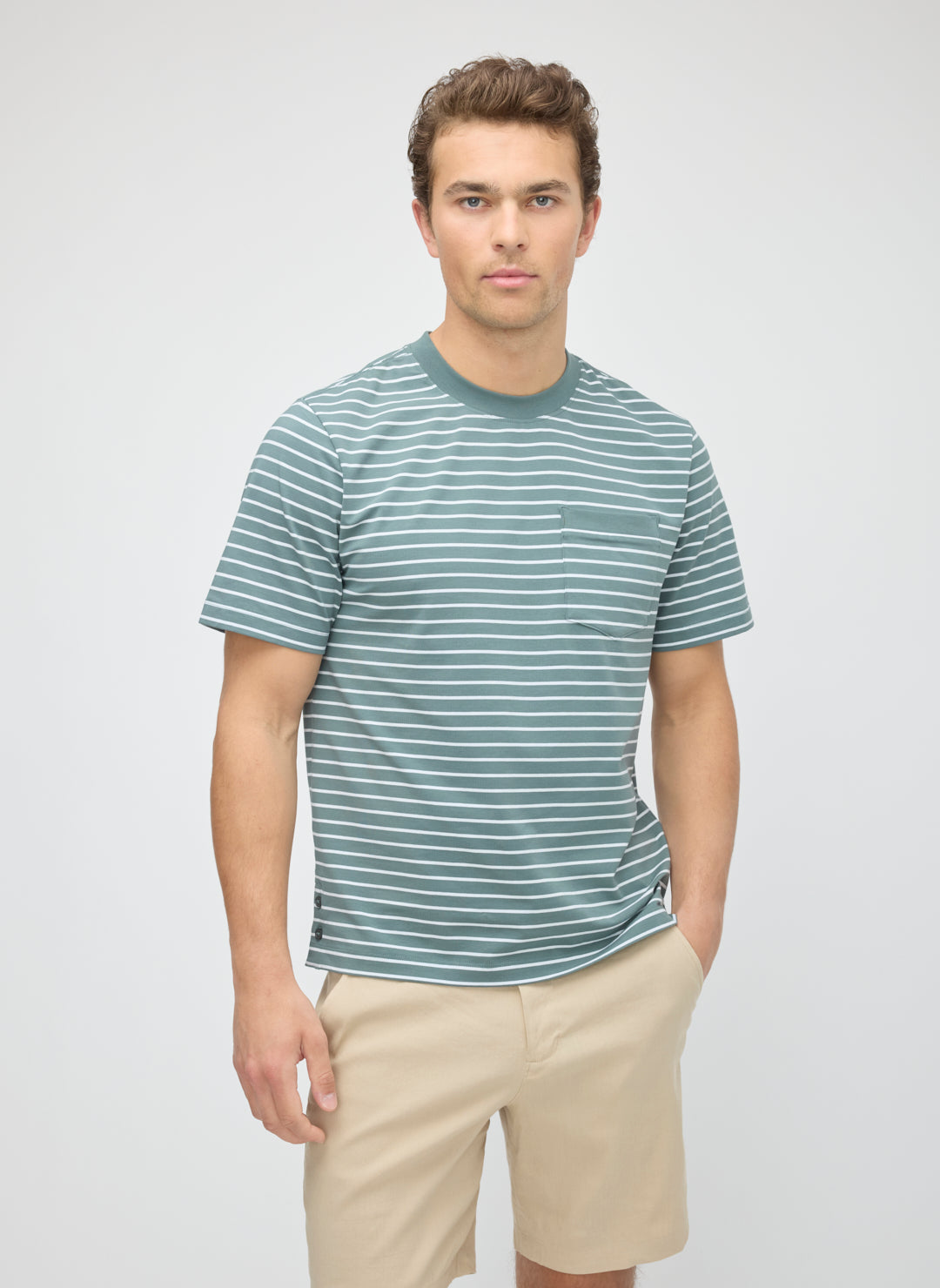 Stanton Striped Pocket Tee