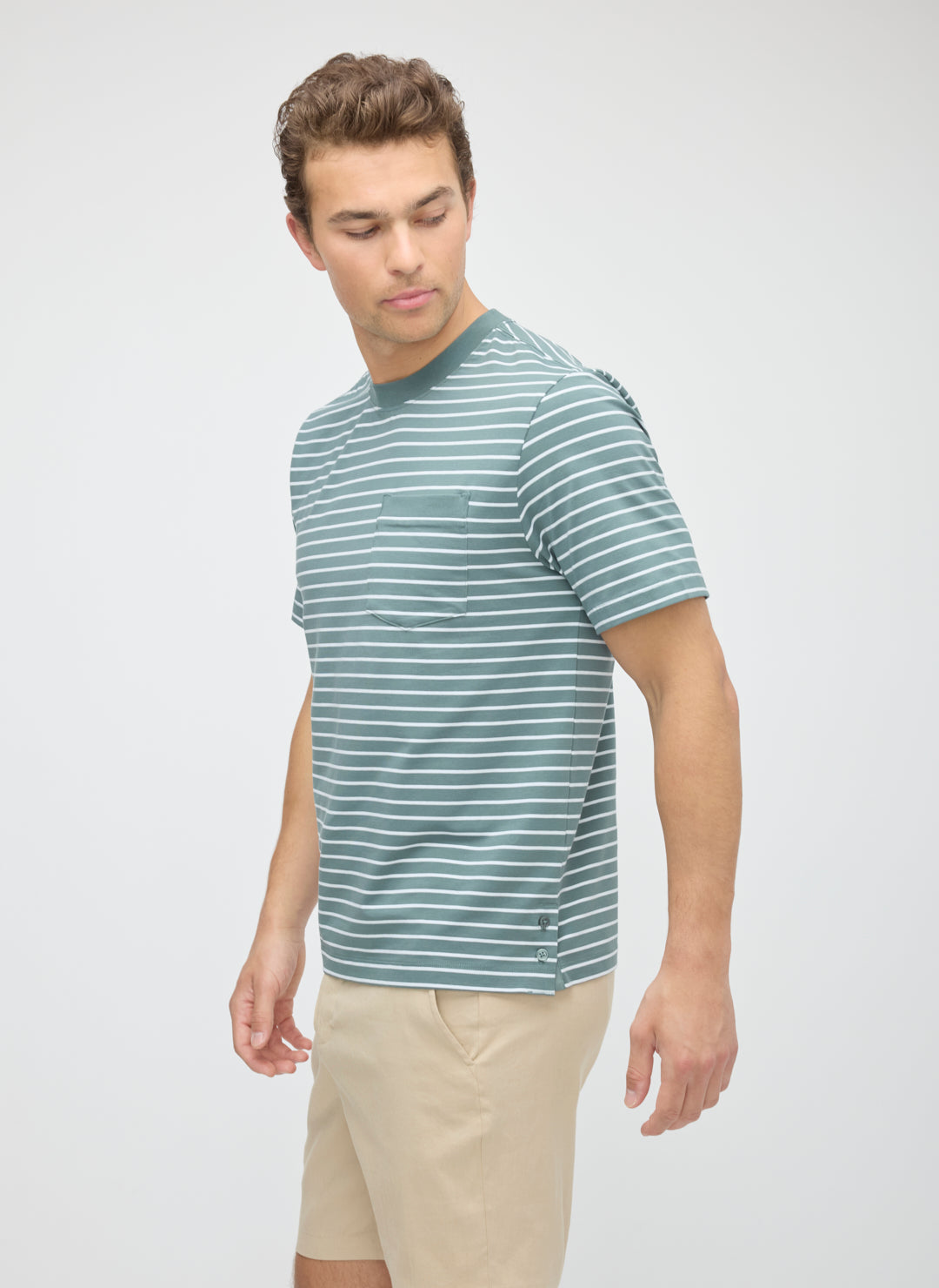 Stanton Striped Pocket Tee