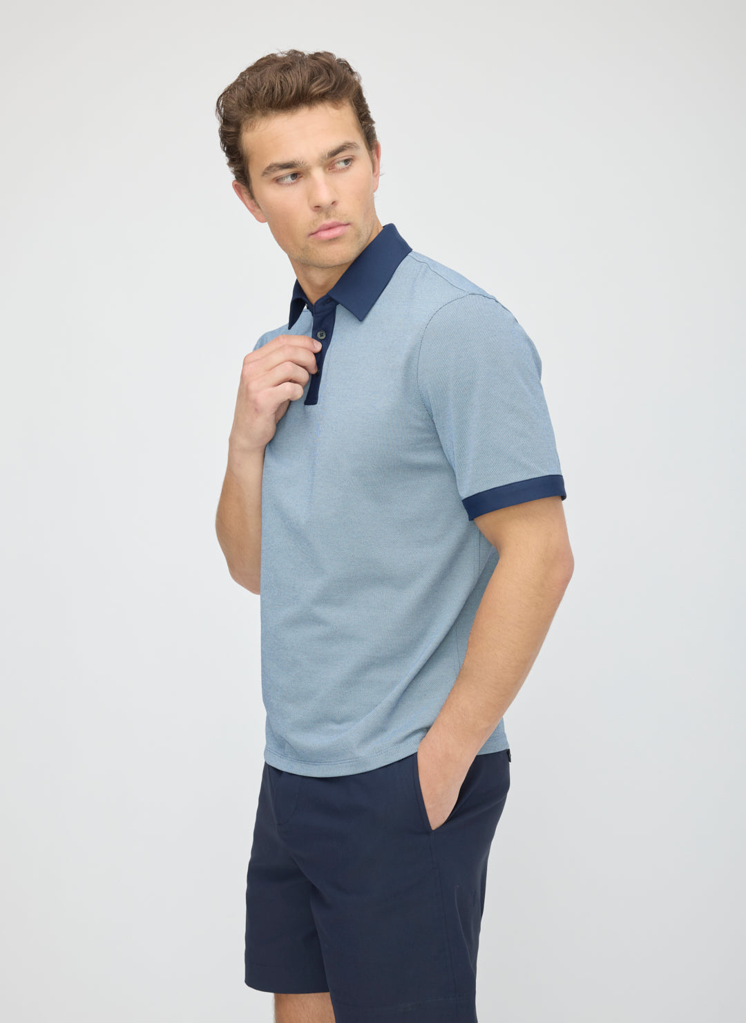 City Tech Short Sleeve Birdseye Polo