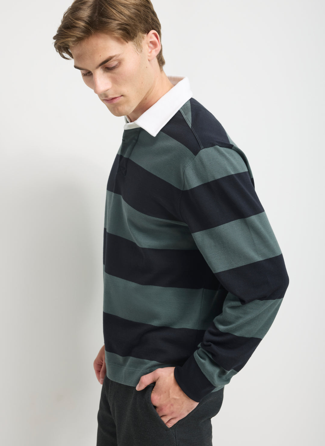 KMT10461RugbyShirtDarkRosemaryBlackStripe_063