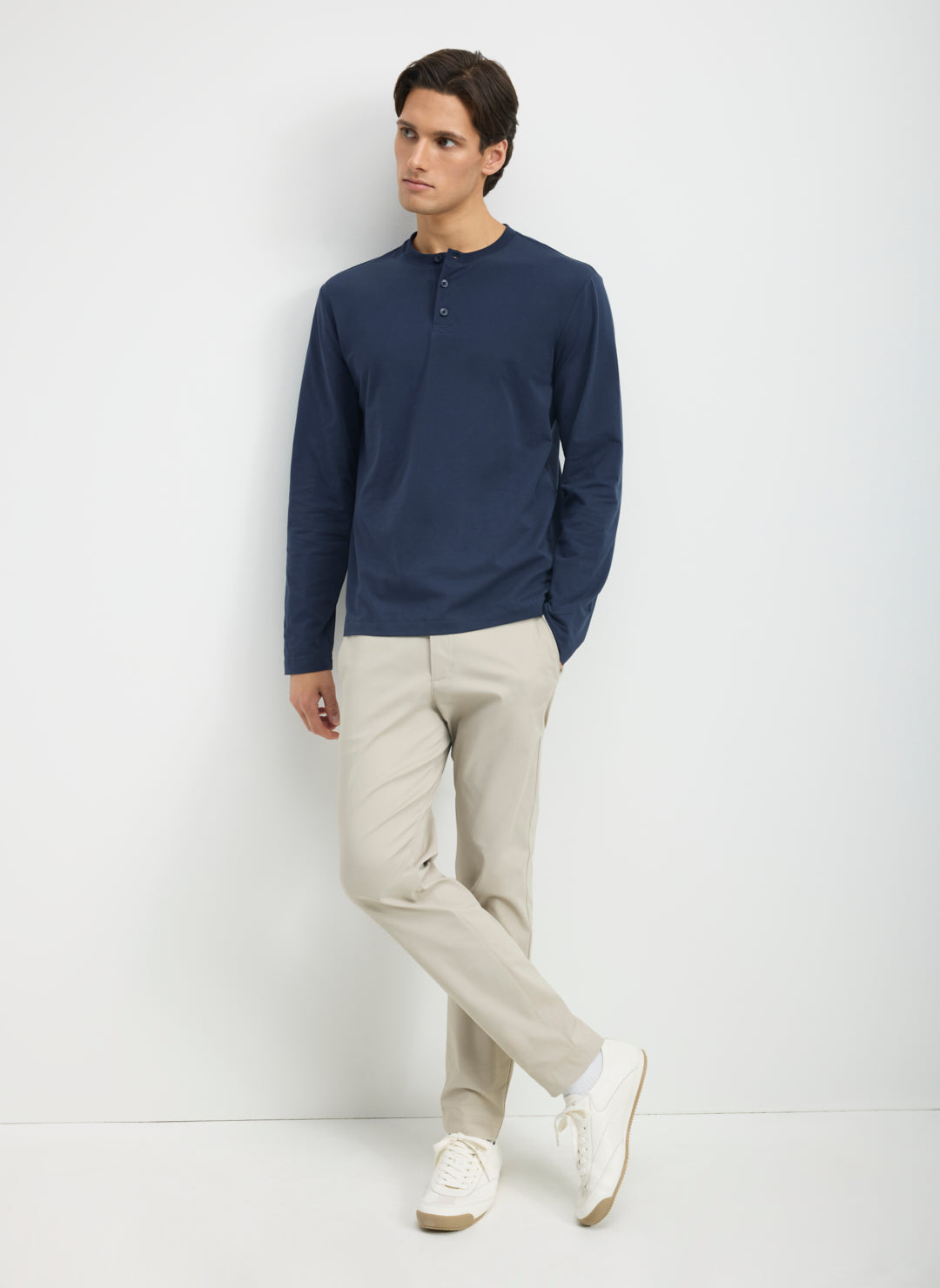 Stanton Henley Long Sleeve Tee