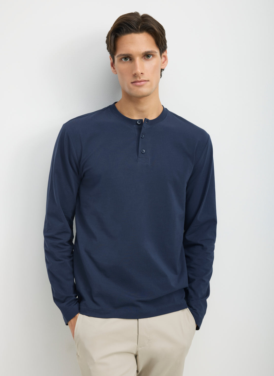 Stanton Henley Long Sleeve Tee