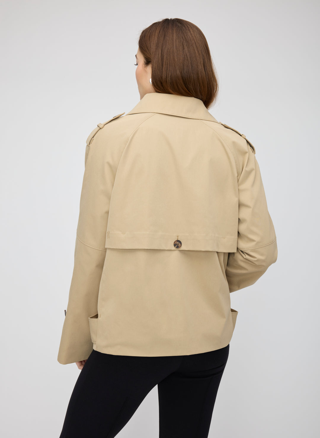 Avenue Cropped Trench | Kit and Ace