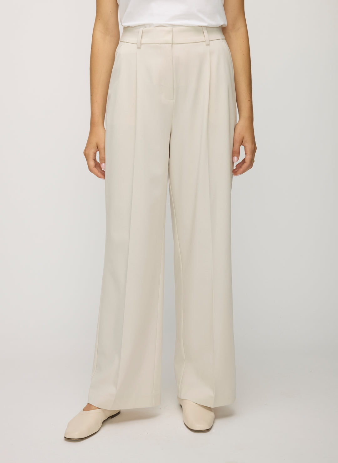 On Time Pleated Trousers