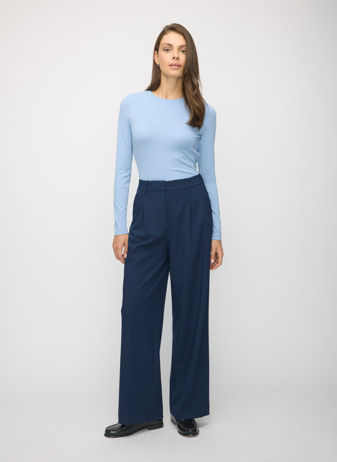 On Time Pleated Trousers