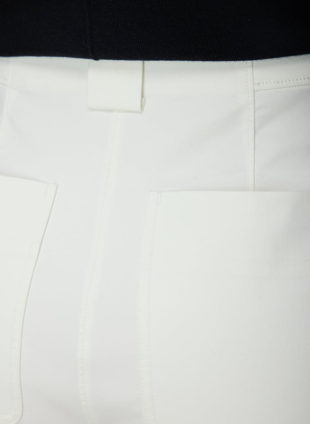 Colette Cropped Wide Leg Twill Pants