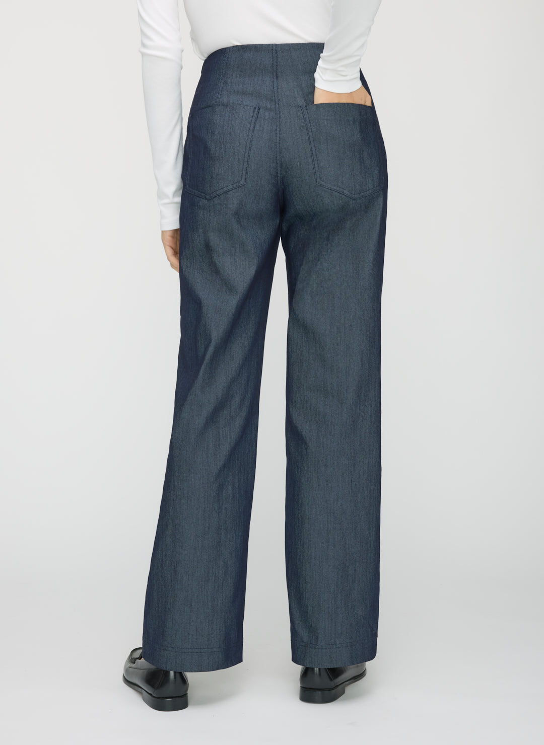Adira Wide Leg Denim Pants