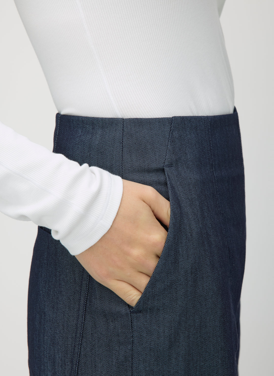 Adira Wide Leg Denim Pants