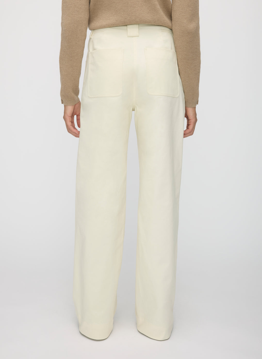 Colette Wide Leg Twill Pants