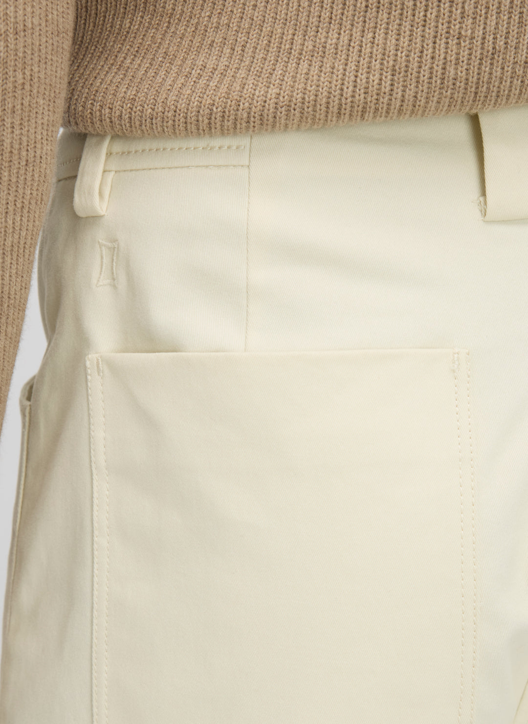 Colette Wide Leg Twill Pants