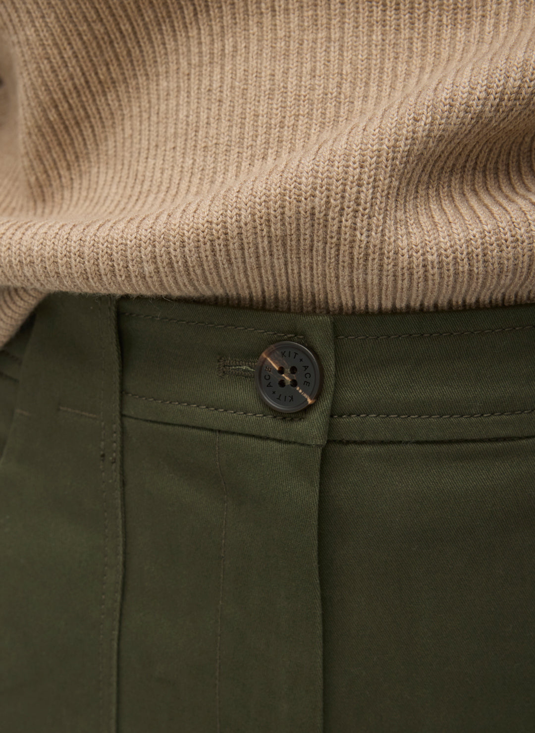 Colette Wide Leg Twill Pants