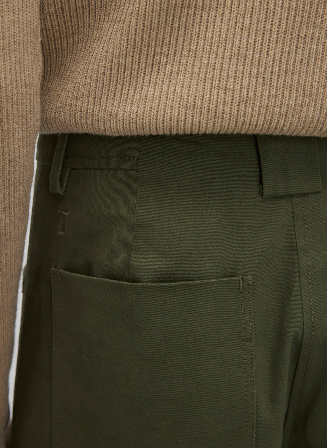 Colette Wide Leg Twill Pants