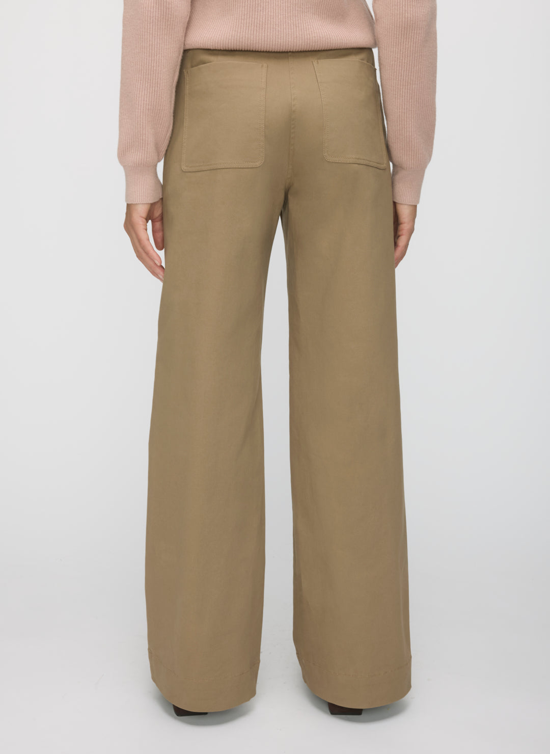 Colette Wide Leg Twill Pants
