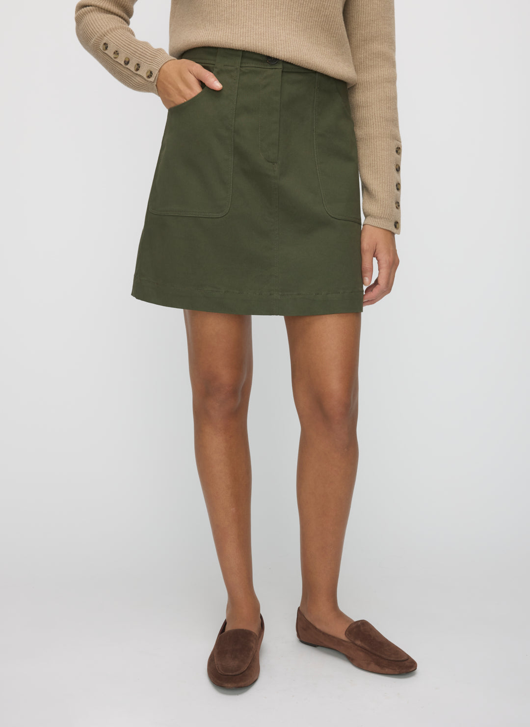 Colette Mini Twill Skirt