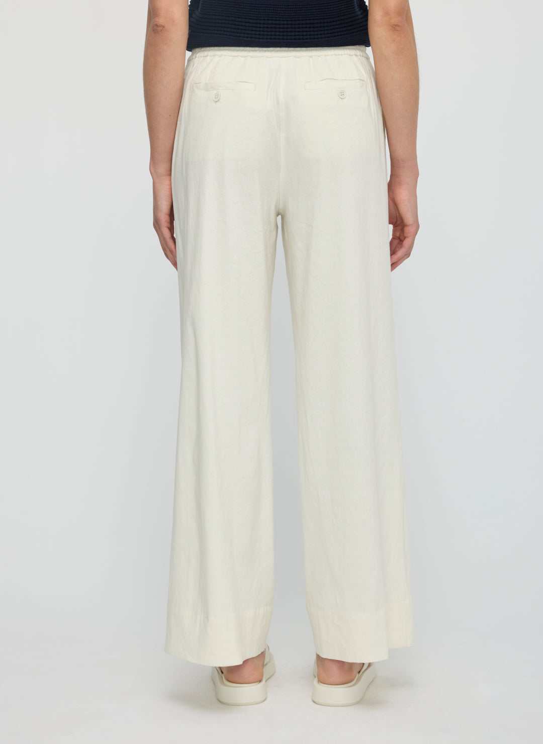 Lyon Linen Wide Leg Trouser
