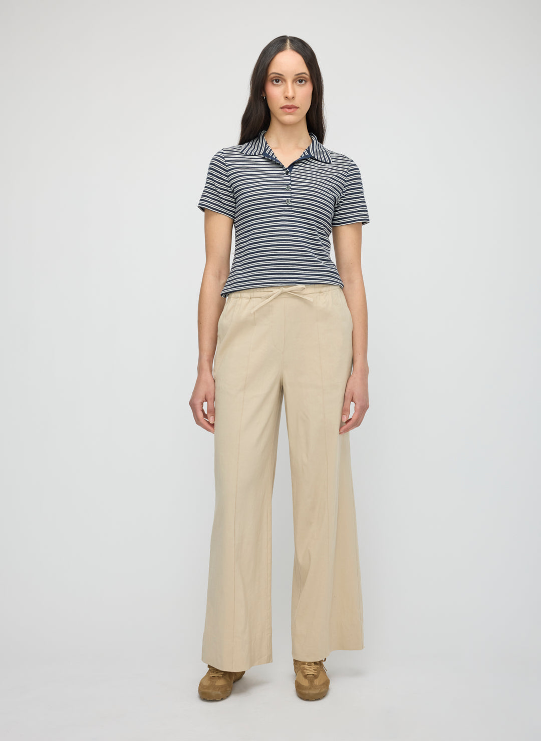 Lyon Linen Wide Leg Trouser