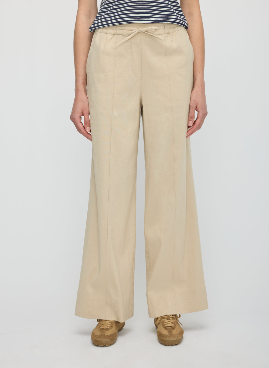 Lyon Linen Wide Leg Trouser