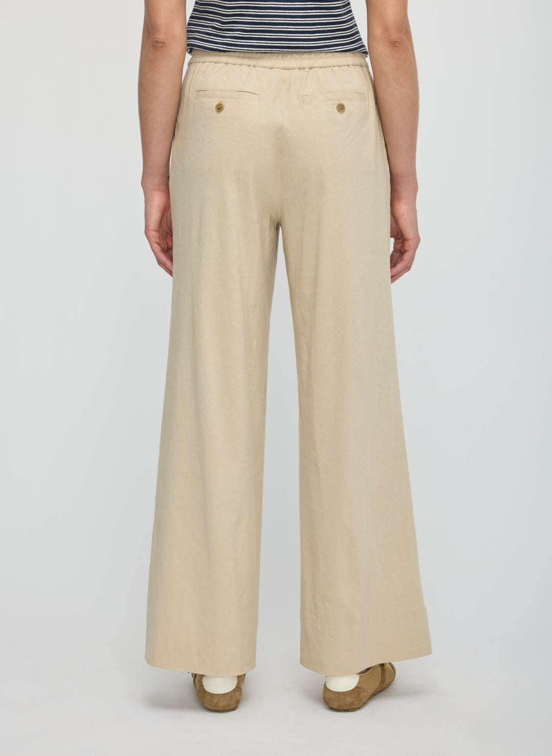 Lyon Linen Wide Leg Trouser