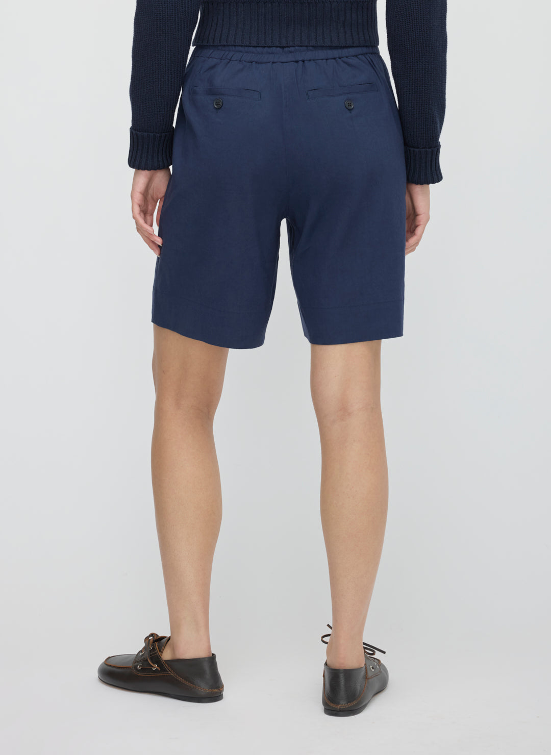 Lyon Linen Pull On Short