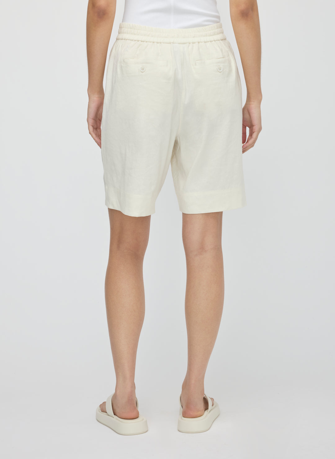 Lyon Linen Pull On Short