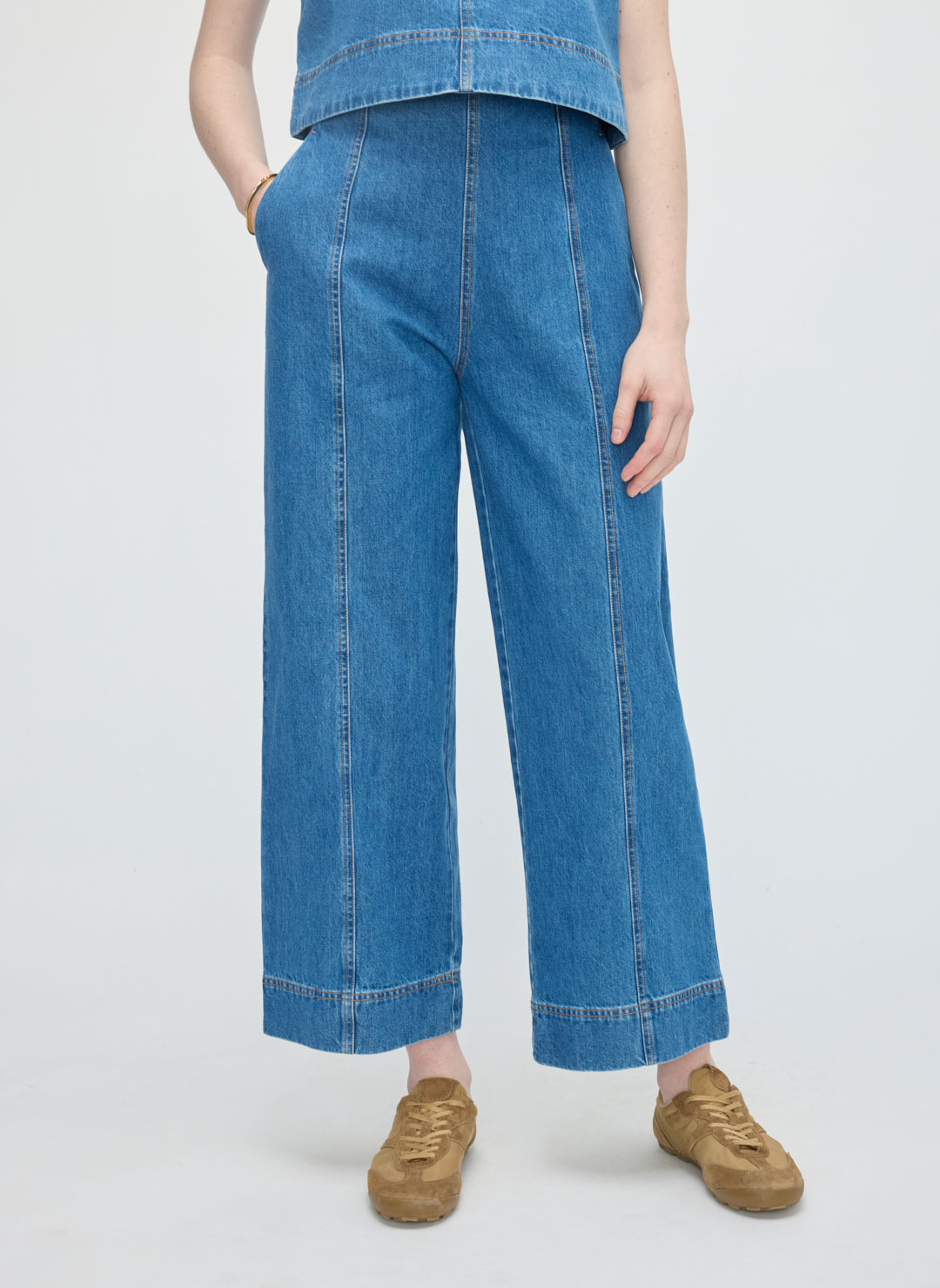 Kit Cotton True Indigo Ankle Pant