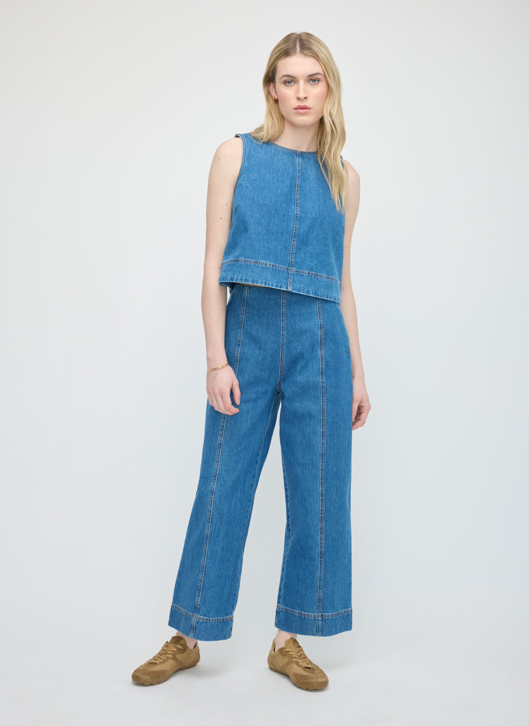 Kit Cotton True Indigo Ankle Pant