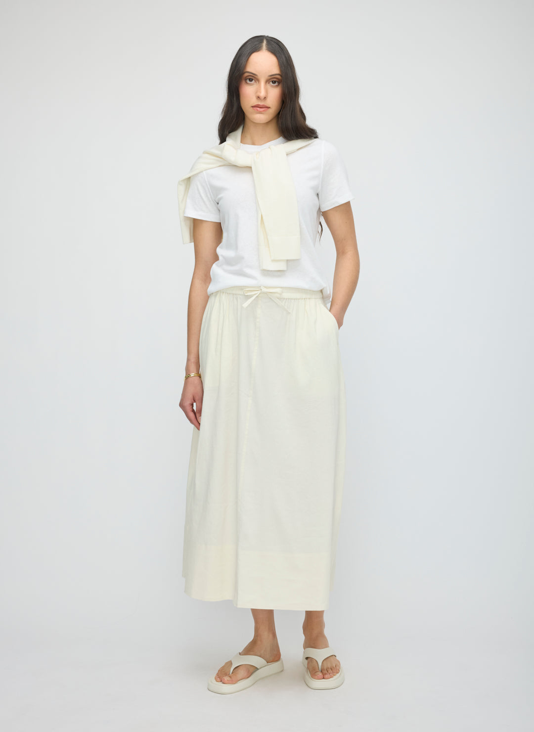 Lyon Linen Maxi Skirt