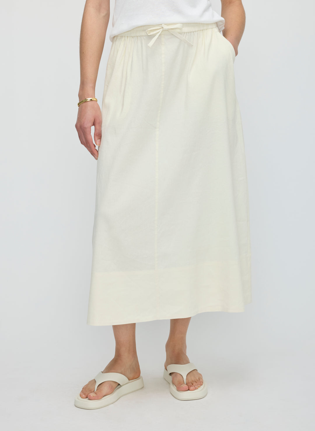 Lyon Linen Maxi Skirt