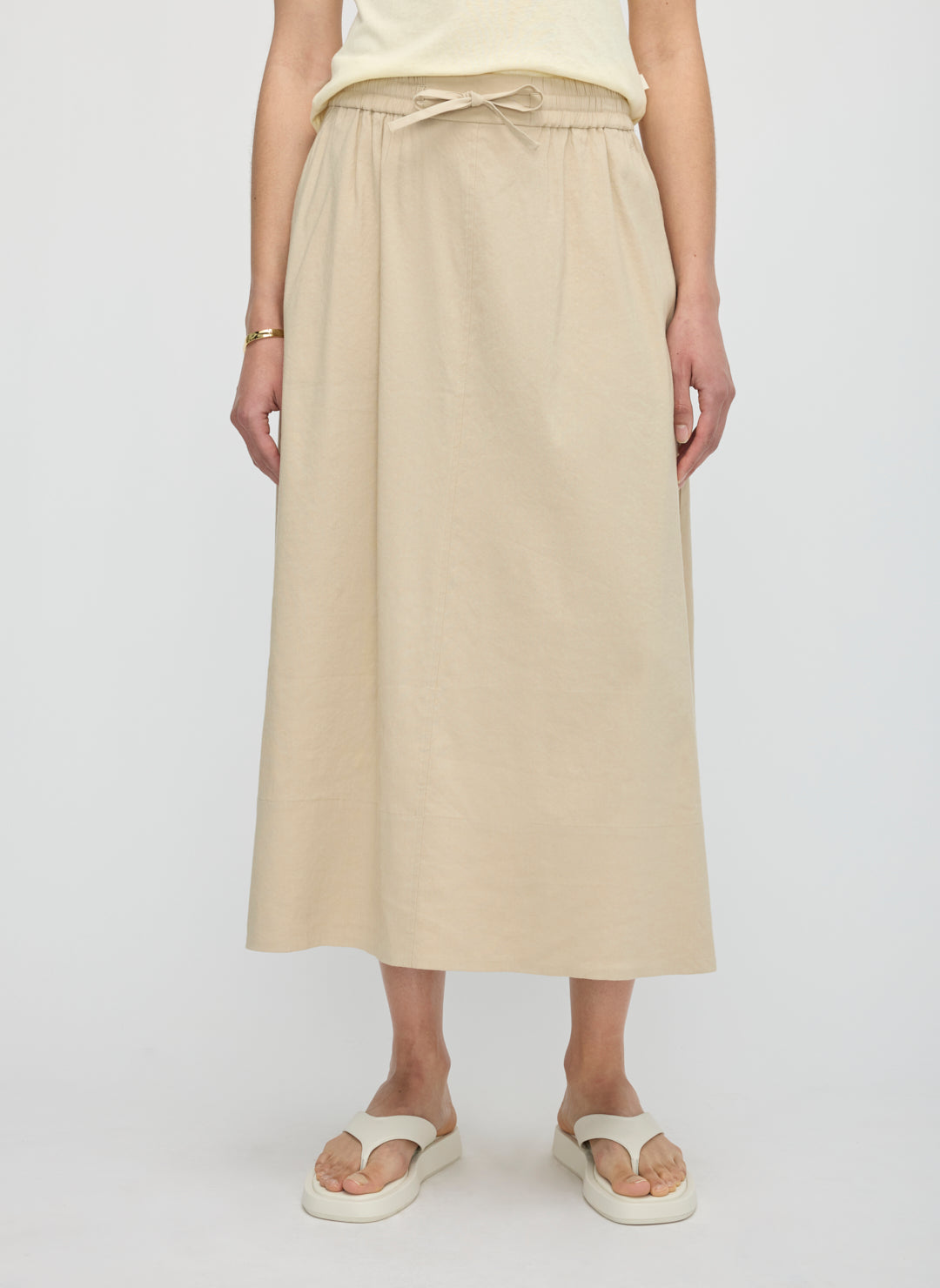 Lyon Linen Maxi Skirt