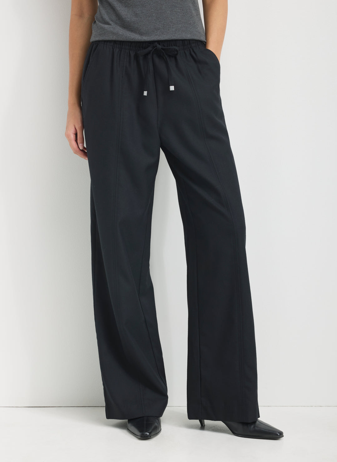 Studio Wool Pull On Trouser