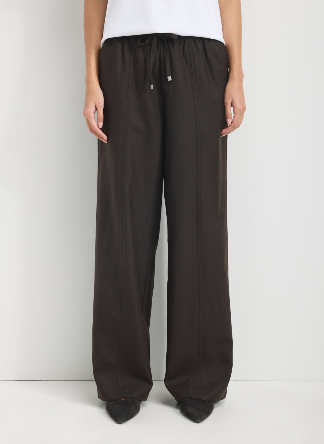 Studio Wool Pull On Trouser